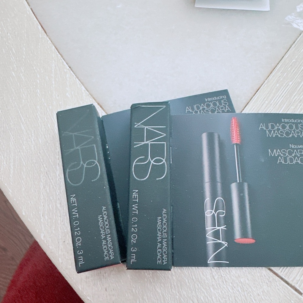 NARS Audacious Mascara - Black Moon Shade - Bundle of 2 Minis (3ml Each)